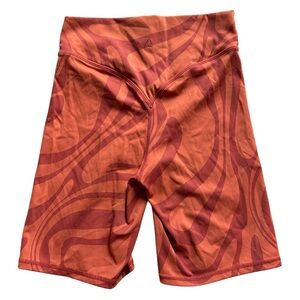 Vitality Balance Athletica Orange Ascend High Waisted Volley Shorts Size Small